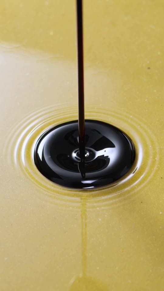 Material study — liquid pour on colour field