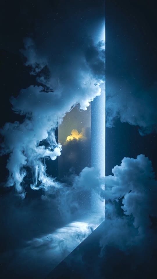 Venue atmosphere — volumetric light and haze