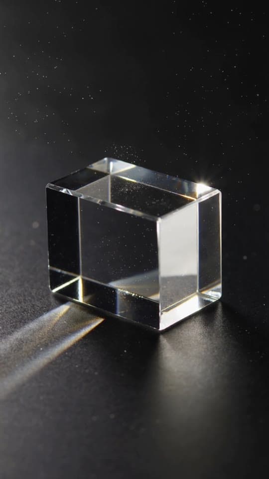 Optical study — prism and light split