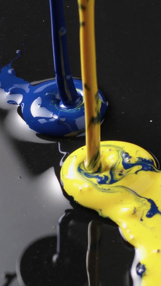 Motion study — paint marbling