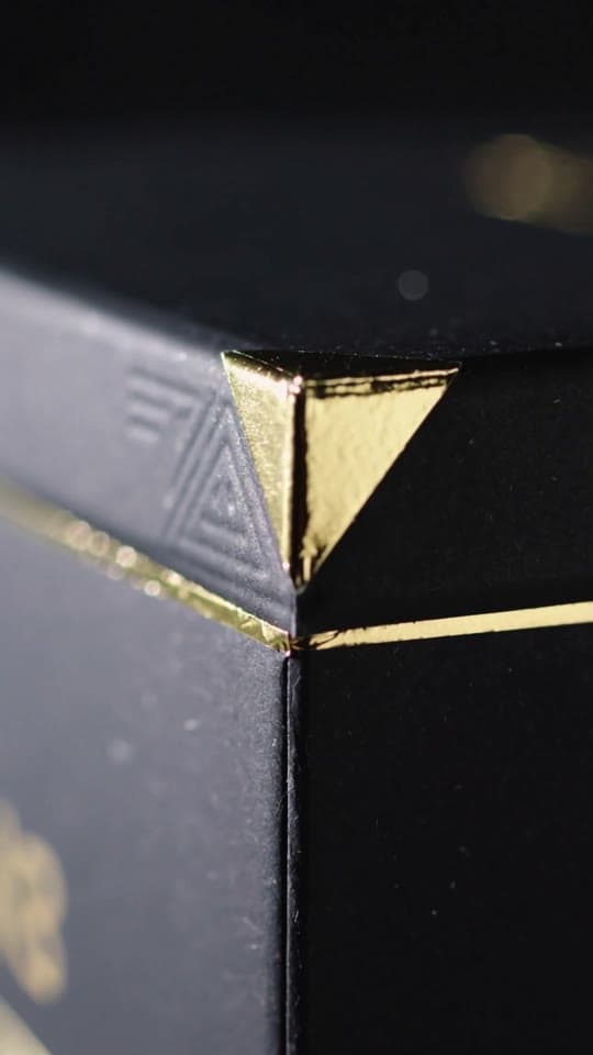 Packaging — foil and blind emboss macro